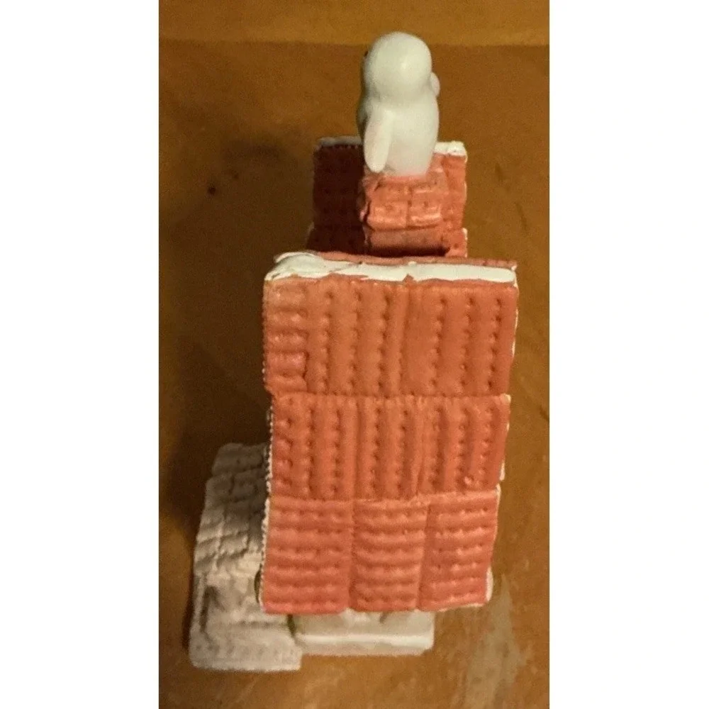 Halloween Gingerbread Pink Pastel Haunted House with Ghost 13.5 